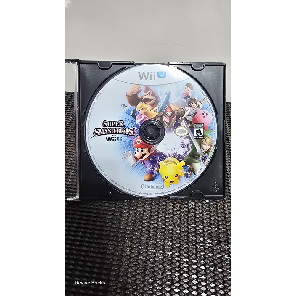 Super Smash Bros. Wii U Nintendo Wii U, 2008 Game Only Tested Working Great Cond